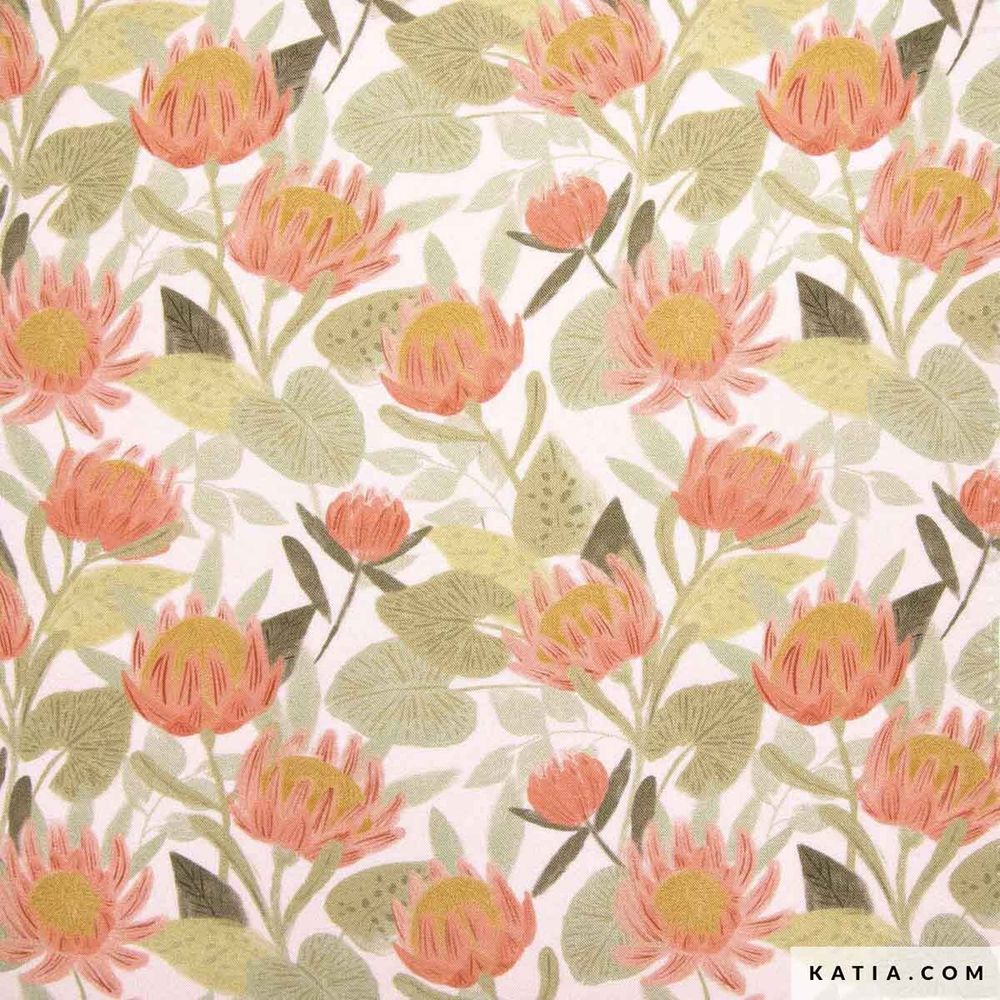 Ткань для пэчворка Katia Ecoviscose S/S 145 см, 150 г/м², 2078.7, 8 метров /TOS/