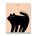 Тетрадь ученическая общая, софт-тач ламинация, A5+ 48 л. на скобе 65 г/м², белизна 100%, 10 шт, клетка в термоусадочной пленке, 000749 Мечтать не вредно, Светоч 48ТЕТк-006