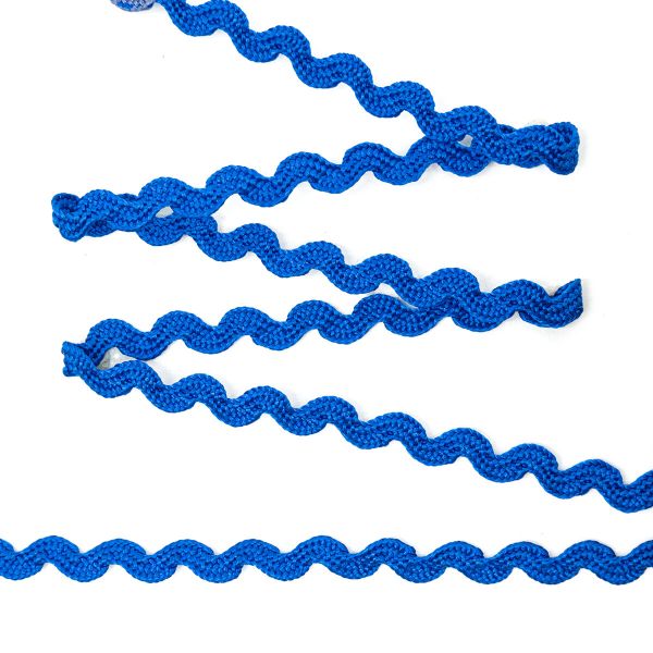 Тесьма вьюнчик, 3 мм, 30 метров (синий), 30 метров