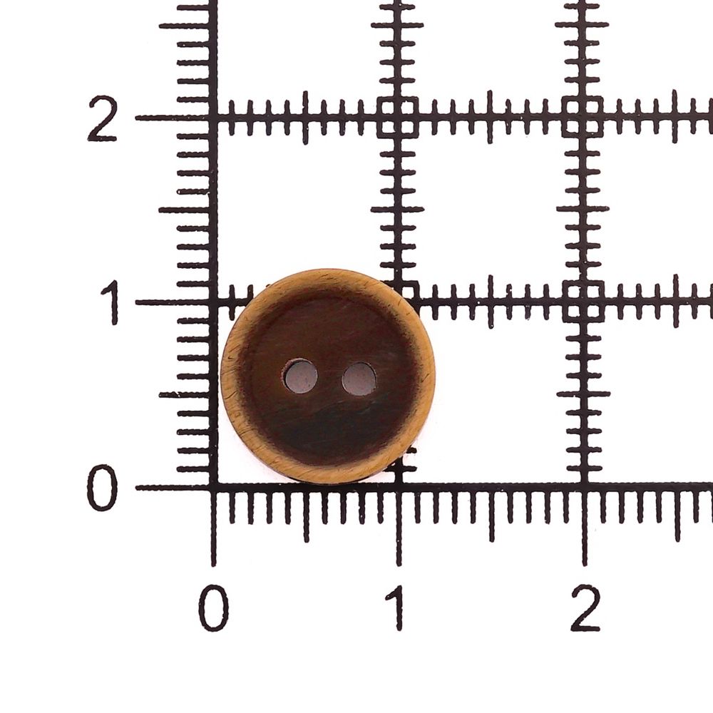 Пуговицы 2 прокола 18L=11 мм, col.05 коричневый, 72 шт, CN2847