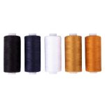 Нитки швейные джинсовые Gamma 20s/2, 183 м / 10 кат, ассорти Джинсовая строчка