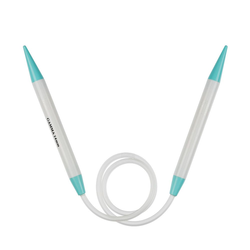 Спицы круговые пластик ⌀14,0 мм, 80 см, Gamma PKN1