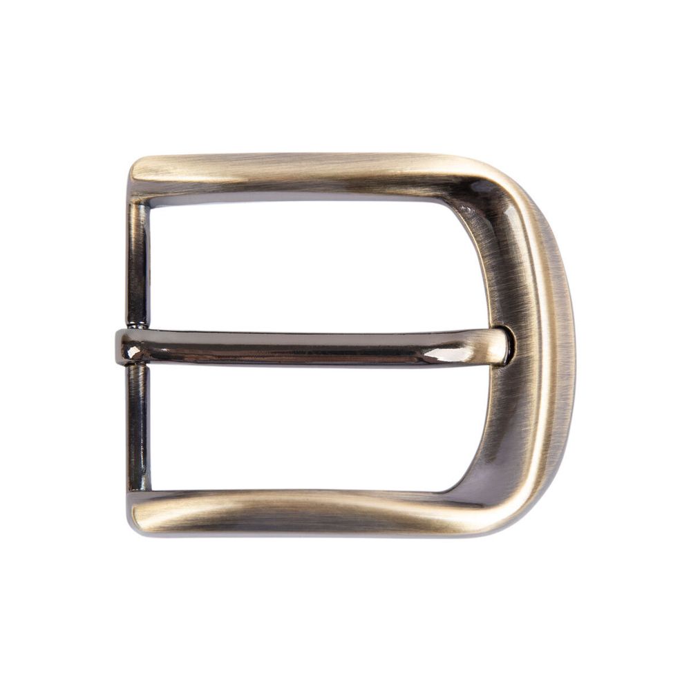 Пряжка ременная металл 40.0 мм (внешн. 64х52 мм), 2 шт, 12 шлифованная бронза, Gamma GB 1663