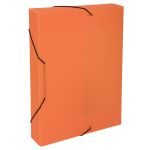 Короб архивный пластиковый 50 мм, 1 шт, Prisma neon A4 эффект 3D, оранжевый, Expert Complete ЕС240441012