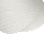 Плечевые накладки (подплечники) реглан 105х134х13 мм, АТ.ОР13 белый, 100 пар