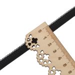 Резинка бельевая (ажурная) 10.0 мм / 50 метров, черный