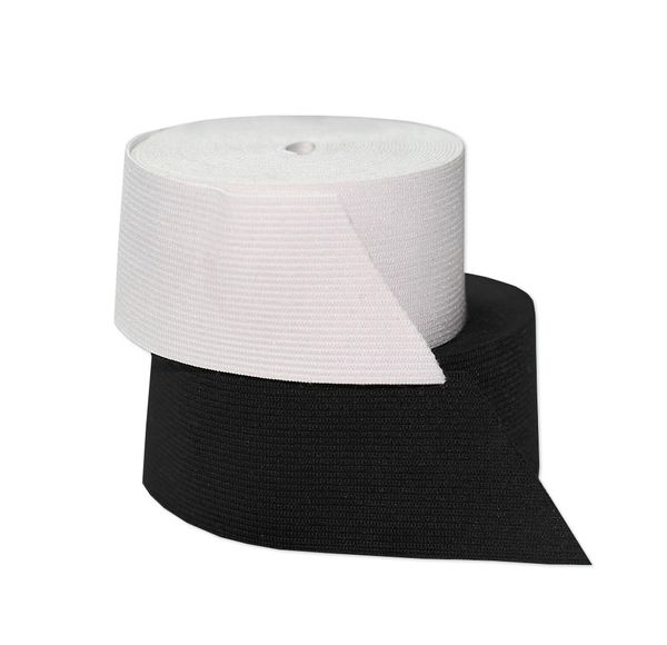 Резинка тканая 35.0 мм / 25 метров, черный, Gamma ЛЭ-35чп-25