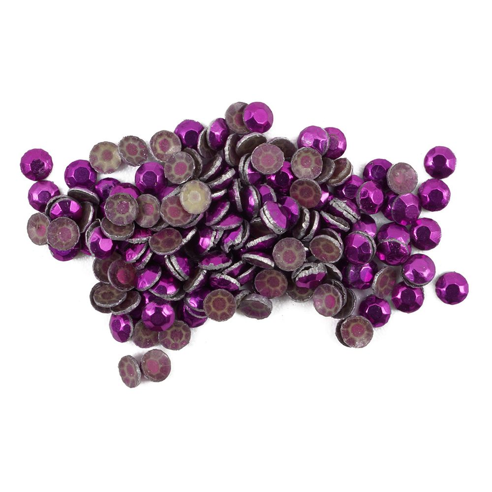 Стразы термоклеевые, 2 мм, ss6, 150 шт/упак (105 сиреневый)