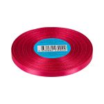 Лента атласная 1-сторонняя 6.0 мм / 33±2 метра, №523L(18-2042) красный, Gamma