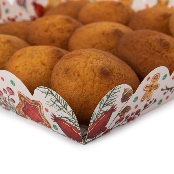 Коробка с прозрачной крышкой 15х15х3 см, Белый мишка, S-Chief CBC-004