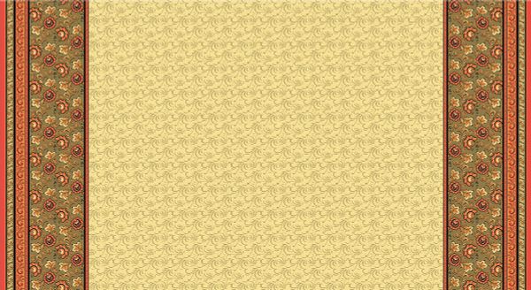 Ткань для пэчворка Peppy Русские традиции, рулон 112 см / 5 метров, РТ-07 Панель бежевый/зеленый, Peppy