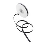 Лента атласная 2-сторонняя 6.0 мм / 22.86±1 метров, C1112 черный, 6102-0008, Globus