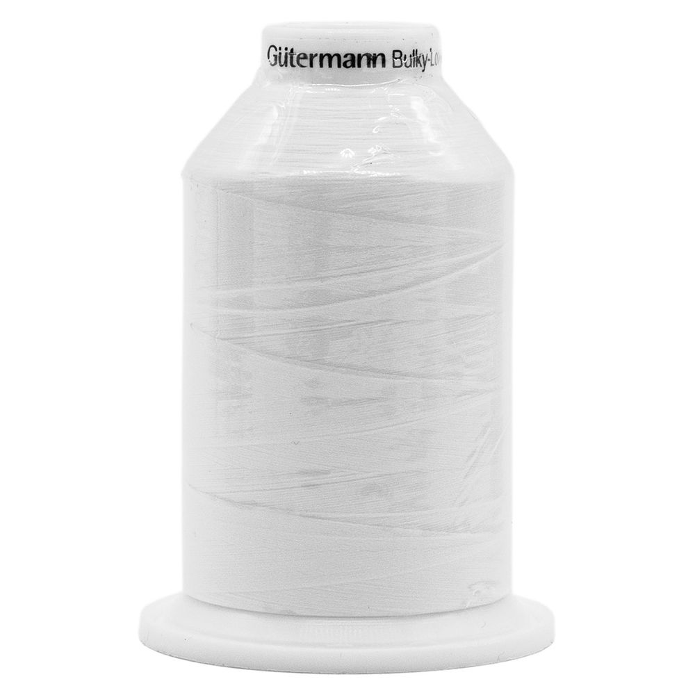 Нитка текстурированная Gutermann Bulky-Lock 160, 2000 м, _800 белый, 5 катушек, SHV