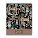 Тетрадь ученическая общая, твин лак, A5+ 48 л. на скобе, белизна 100%, 10 шт, клетка, 000335 Джунгли, Светоч 48ТСК5_8_3_1