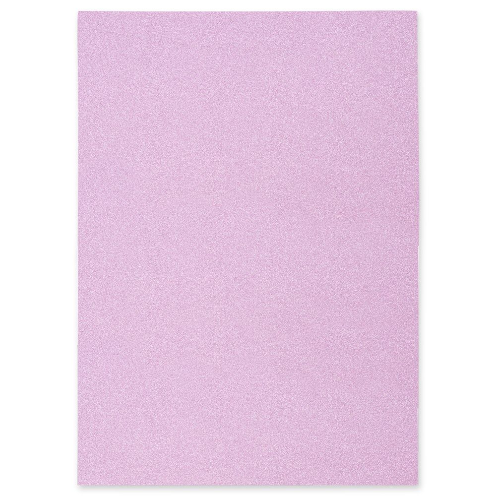 Бумага цветная глиттерная 250 г/м², А4, 21х29.7 см, 10 шт, 03-розовый (pink), Vista-Artista GLIT-A4