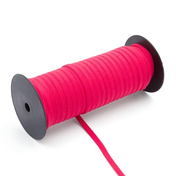 Резинка бельевая (бретелечная) 7.0 мм / 50 метров, 5990 красный