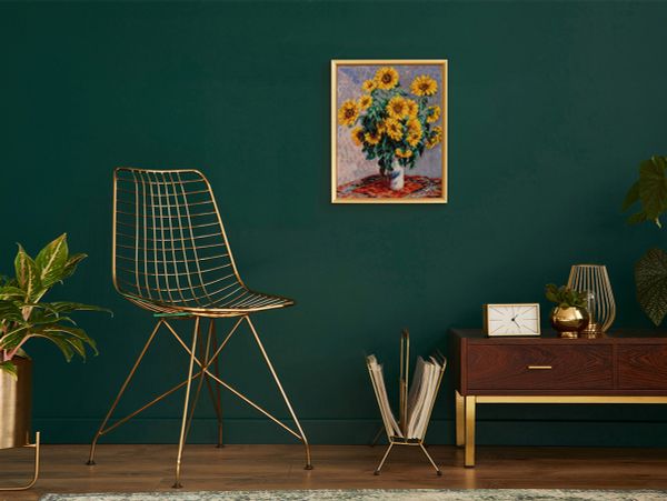 Набор для вышивания нитками Panna, Золотая серия, Букет подсолнухов, 29х36 см