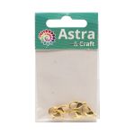Замок для бус карабин 14 мм, 5 штук, Astra&Craft (Золото) 4AR235