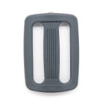 Пряжка, ПА, цветная, 30 мм (с156 т.серый), 50 шт