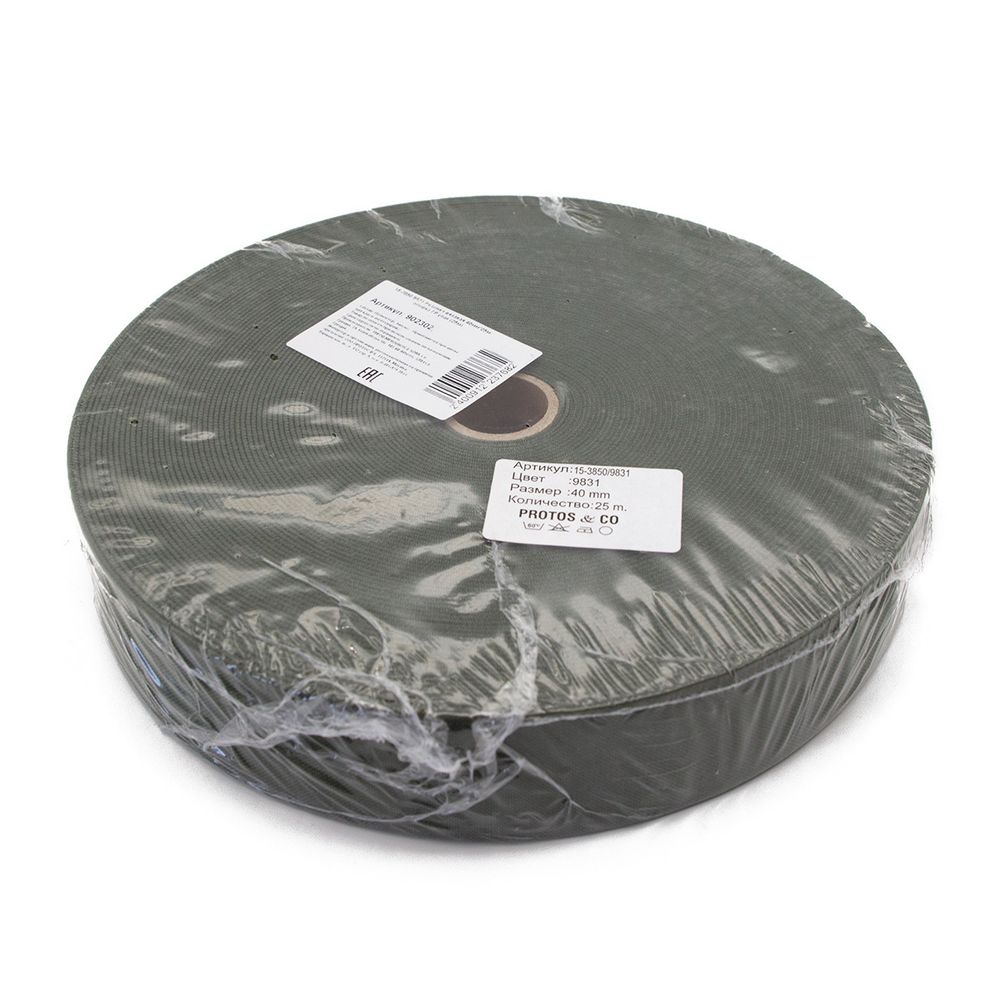 Резинка вязаная 40.0 мм / 25 метров, оливка
