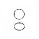 Кольца для бюстгальтера металл ⌀8.0 мм, 008 цв.никель, уп.100 шт