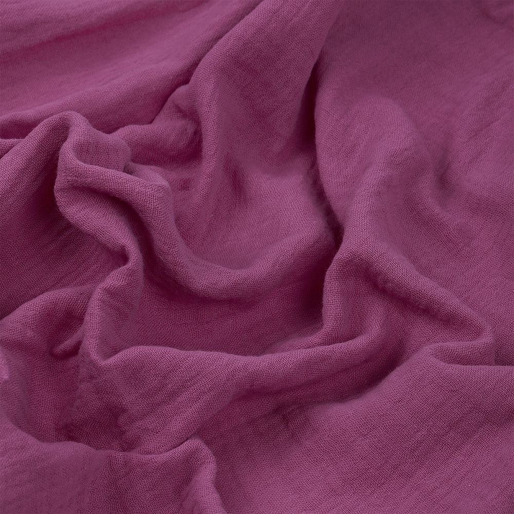 Муслин 125 г/м², 130 см / 2 метра, TBY.Mus.24723.53.2, цв.53 ягодный