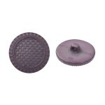 Пуговицы на ножке 28 мм (18-3812 сиреневый), 36 шт