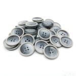 Пуговицы 4 прокола 36L, (col.F (серый)), 72 шт