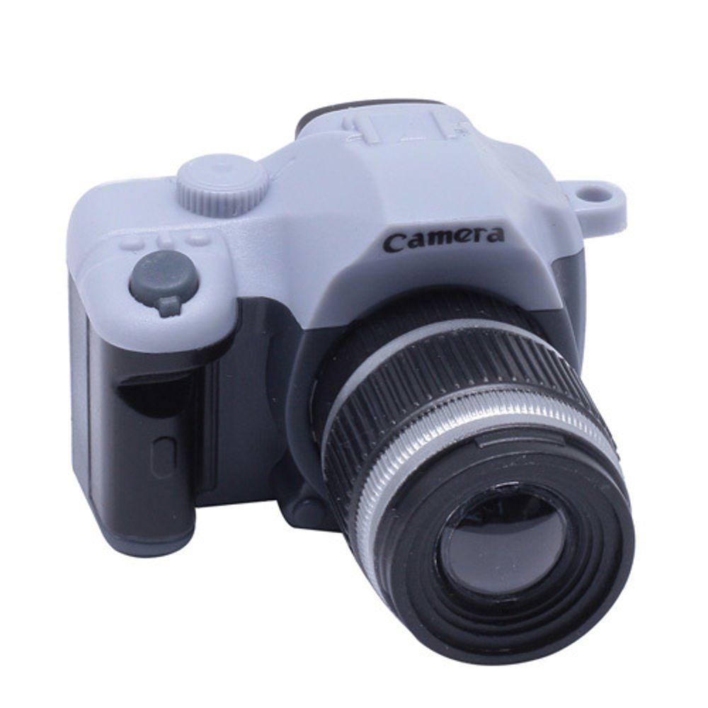 Фотоаппарат для куклы со вспышкой, 45х25х50 мм, 28363 серый
