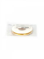 Лента атласная 1-сторонняя 6.0 мм / 22.5±1 метра, 3016 т.желтый, Magic4Hobby