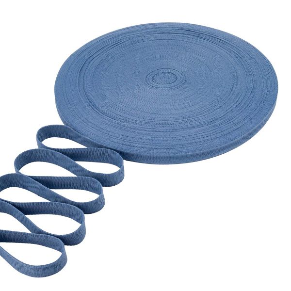 Стропа (ременная лента) 26 мм / 100 метров, [17.55 г/пог.м], матовая, имитация хлопка, 108 св.серый, 3Al357