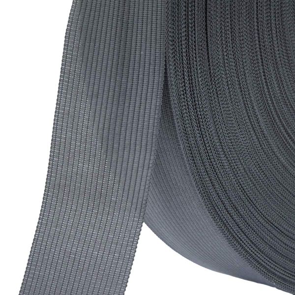 Тесьма (лента) окантовочная 33 мм / 100 метров, С671, 012 серый