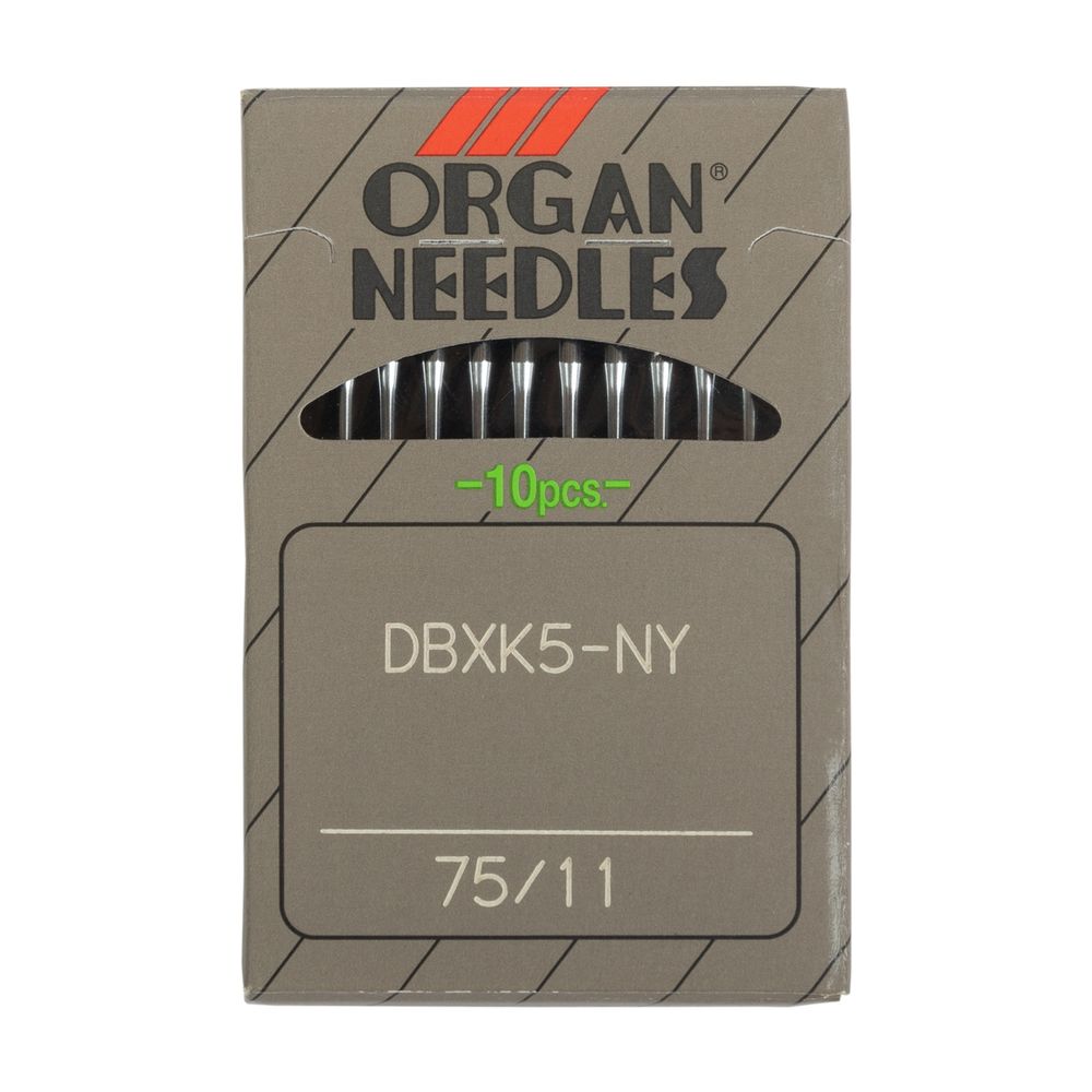 Иглы для промышленных швейных машин Organ DBхK5 10 шт, 075