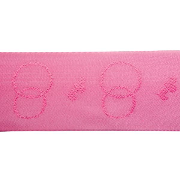 Лента атласная 1-сторонняя 60.0 мм / 20±1 метров, С2785 яр.розовый, Красная лента