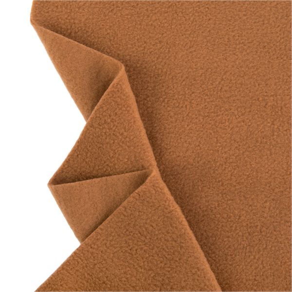 Флис 1-сторонний 230±10 г/м², 150 см / 10 метров, 481 св.коричневый, Gamma FG-001