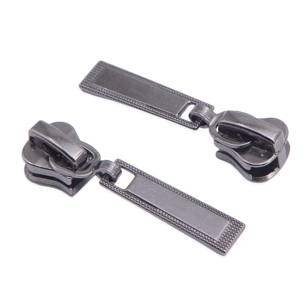 Слайдер (замок) для молнии трактор Т5 (5 мм), черн. никель, D-51577, 100 шт