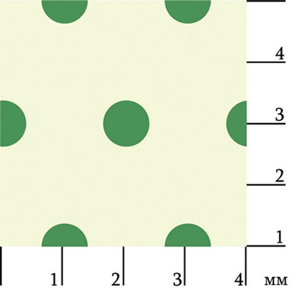 Ткань для пэчворка Peppy Бабушкин сундучок, отрез 50х55 см, 140 г/м², БС-24 мл.горох бл.зеленый, Peppy