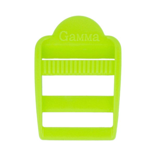 Пряжка регулировочная пластик 19 мм, 100 шт, 535 салатовый, Gamma SAM001