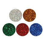 Блестки декоративные ассорти 0.2 мм, 5 уп. по 5 г, 4.5 мл, № 01, Love2art Набор ассорти GLI