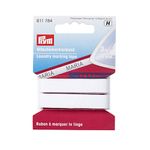 Лента для маркировки белья 11 мм / 3 метра, 1 шт, белая, Prym 611784