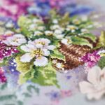 Набор для вышивания нитками Чудесная игла 101-305, Ландыши и сирень, 28x23 см