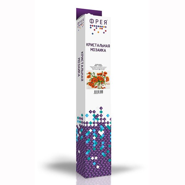 Алмазная (кристальная) мозаика Фрея, Маки, 26,5х34 см