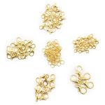 Набор фурнитуры для украшений, золото, Астра