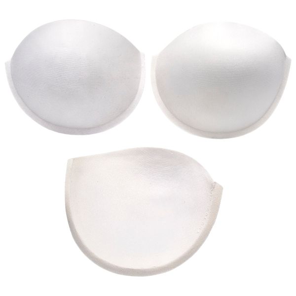 Бельевые чашечки для бюстгальтера с равном. наполн., разм.38, 10 пар, 01-белый, 3813