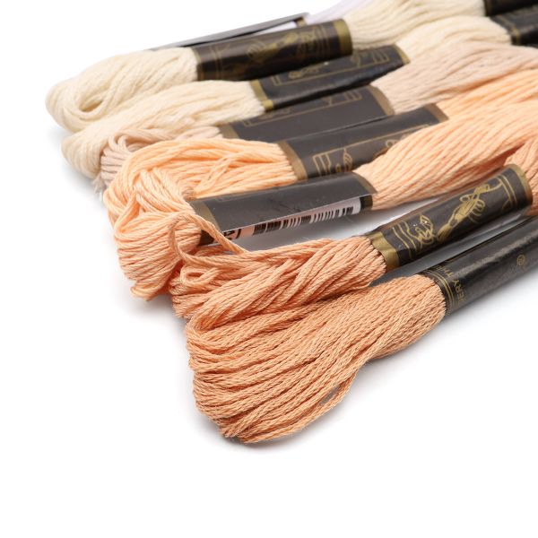 Набор мулине 8 штх8м Bestex, бежевый микс