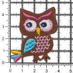 Термоаппликация Совушка, 4х4.6см, Hobby&Pro