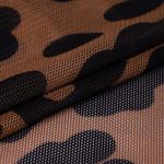 Сетка бельевая эластичная 100 г/м², шир.160 см / 3 метра, принт Ягуар /SZ025816.08/