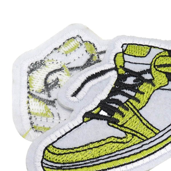 Термоаппликация КРОСЫ 80х60мм (Oliva (оливковый)), 2 шт, LA581