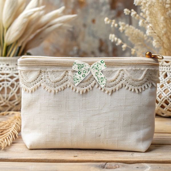 Набор текстильных бантиков, 100 шт, 203 желто-зеленый, Annet BDR