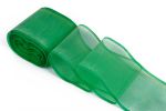 Лента капроновая (органза) для бантов 75-80.0 мм / 25±1 метров, зеленый, Gamma С 3622, Gamma С 3622